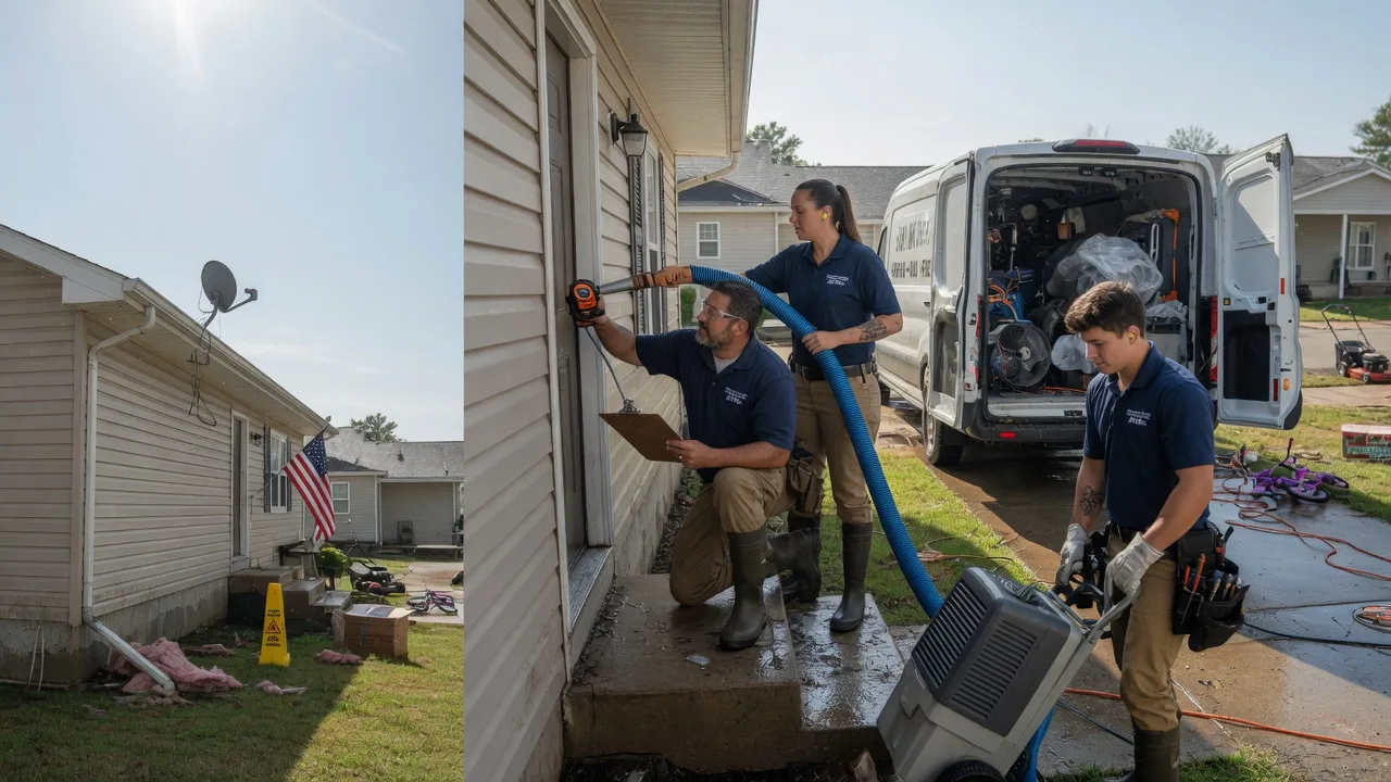 Ceiling Water Damage Restoration in Kawkawlin, MI near me